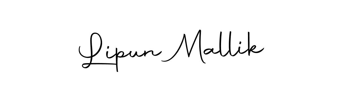Similarly Autography-DOLnW is the best handwritten signature design. Signature creator online .You can use it as an online autograph creator for name Lipun Mallik. Lipun Mallik signature style 10 images and pictures png