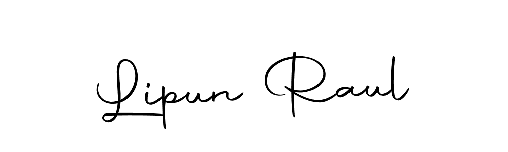 How to make Lipun Raul signature? Autography-DOLnW is a professional autograph style. Create handwritten signature for Lipun Raul name. Lipun Raul signature style 10 images and pictures png