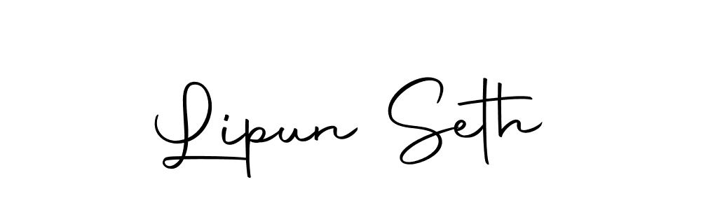 Make a beautiful signature design for name Lipun Seth. With this signature (Autography-DOLnW) style, you can create a handwritten signature for free. Lipun Seth signature style 10 images and pictures png