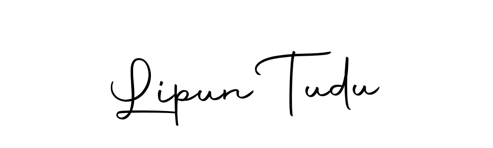 How to make Lipun Tudu signature? Autography-DOLnW is a professional autograph style. Create handwritten signature for Lipun Tudu name. Lipun Tudu signature style 10 images and pictures png