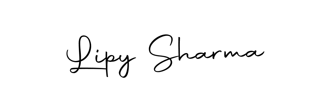 Make a beautiful signature design for name Lipy Sharma. With this signature (Autography-DOLnW) style, you can create a handwritten signature for free. Lipy Sharma signature style 10 images and pictures png