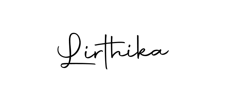 if you are searching for the best signature style for your name Lirthika. so please give up your signature search. here we have designed multiple signature styles  using Autography-DOLnW. Lirthika signature style 10 images and pictures png