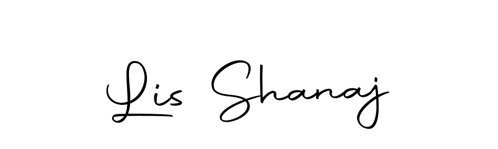 Similarly Autography-DOLnW is the best handwritten signature design. Signature creator online .You can use it as an online autograph creator for name Lis Shanaj. Lis Shanaj signature style 10 images and pictures png