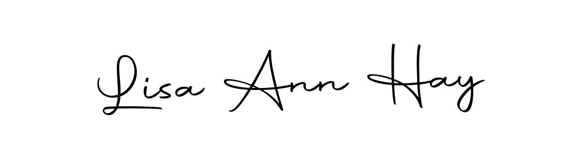 It looks lik you need a new signature style for name Lisa Ann Hay. Design unique handwritten (Autography-DOLnW) signature with our free signature maker in just a few clicks. Lisa Ann Hay signature style 10 images and pictures png
