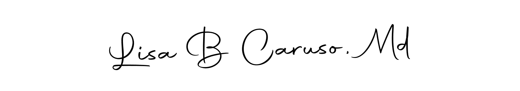 Use a signature maker to create a handwritten signature online. With this signature software, you can design (Autography-DOLnW) your own signature for name Lisa B Caruso, Md. Lisa B Caruso, Md signature style 10 images and pictures png