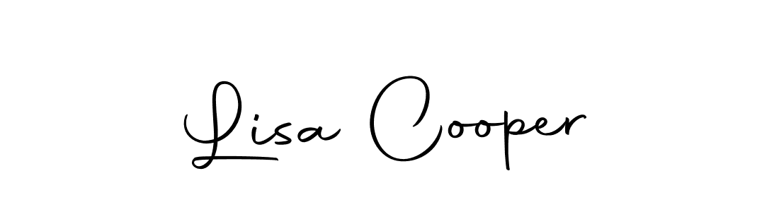 How to make Lisa Cooper name signature. Use Autography-DOLnW style for creating short signs online. This is the latest handwritten sign. Lisa Cooper signature style 10 images and pictures png
