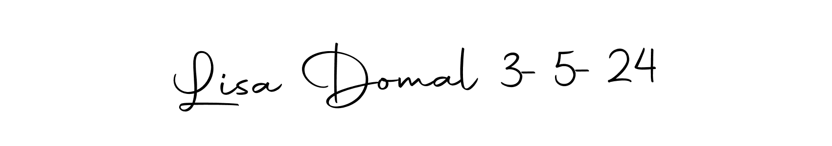 Make a beautiful signature design for name Lisa Domal 3-5-24. Use this online signature maker to create a handwritten signature for free. Lisa Domal 3-5-24 signature style 10 images and pictures png