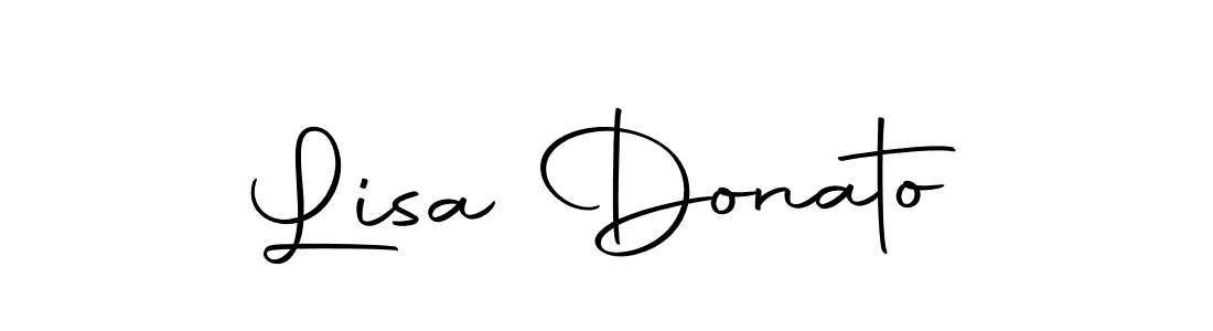 Create a beautiful signature design for name Lisa Donato. With this signature (Autography-DOLnW) fonts, you can make a handwritten signature for free. Lisa Donato signature style 10 images and pictures png