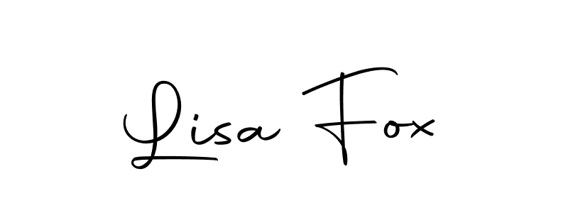 Lisa Fox stylish signature style. Best Handwritten Sign (Autography-DOLnW) for my name. Handwritten Signature Collection Ideas for my name Lisa Fox. Lisa Fox signature style 10 images and pictures png
