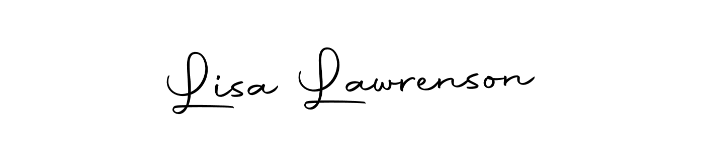 Lisa Lawrenson stylish signature style. Best Handwritten Sign (Autography-DOLnW) for my name. Handwritten Signature Collection Ideas for my name Lisa Lawrenson. Lisa Lawrenson signature style 10 images and pictures png