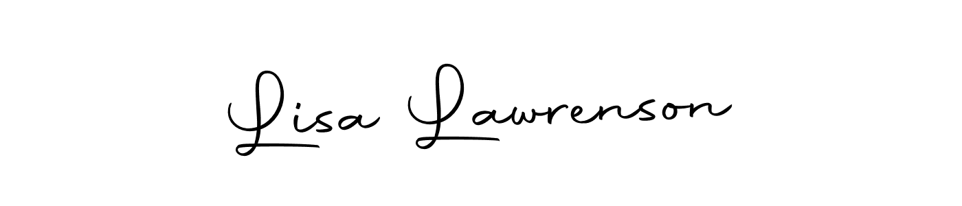 Lisa Lawrenson stylish signature style. Best Handwritten Sign (Autography-DOLnW) for my name. Handwritten Signature Collection Ideas for my name Lisa Lawrenson. Lisa Lawrenson signature style 10 images and pictures png