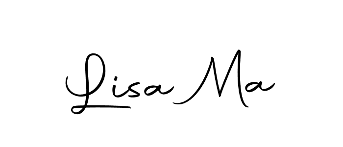 This is the best signature style for the Lisa Ma name. Also you like these signature font (Autography-DOLnW). Mix name signature. Lisa Ma signature style 10 images and pictures png