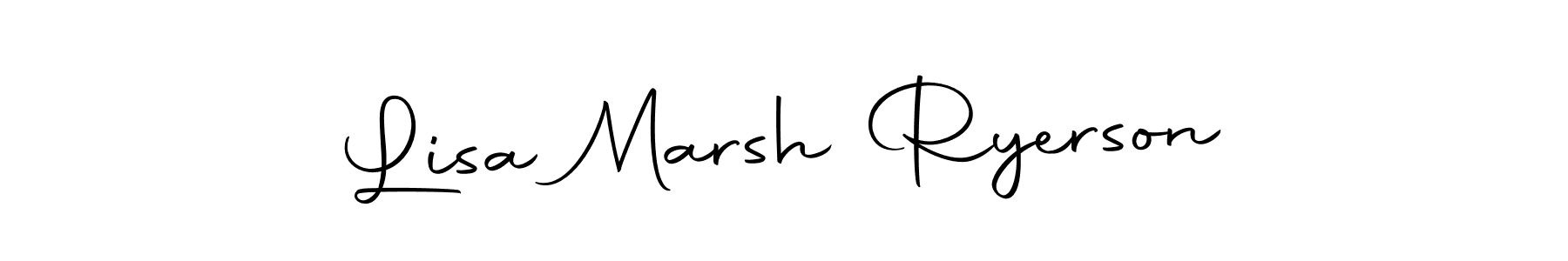 Similarly Autography-DOLnW is the best handwritten signature design. Signature creator online .You can use it as an online autograph creator for name Lisa Marsh Ryerson. Lisa Marsh Ryerson signature style 10 images and pictures png