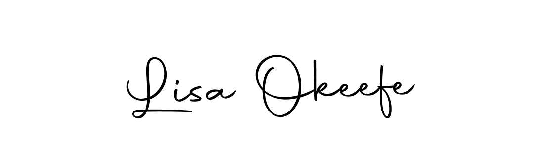 The best way (Autography-DOLnW) to make a short signature is to pick only two or three words in your name. The name Lisa Okeefe include a total of six letters. For converting this name. Lisa Okeefe signature style 10 images and pictures png