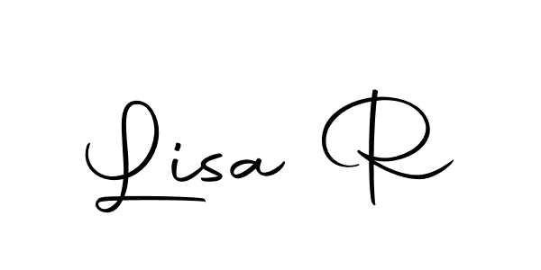 It looks lik you need a new signature style for name Lisa R. Design unique handwritten (Autography-DOLnW) signature with our free signature maker in just a few clicks. Lisa R signature style 10 images and pictures png