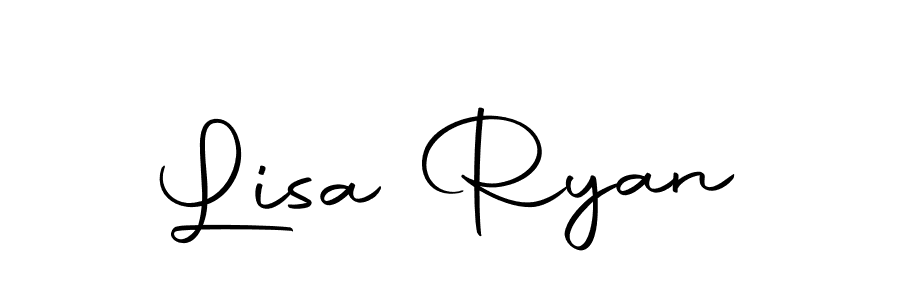 Create a beautiful signature design for name Lisa Ryan. With this signature (Autography-DOLnW) fonts, you can make a handwritten signature for free. Lisa Ryan signature style 10 images and pictures png