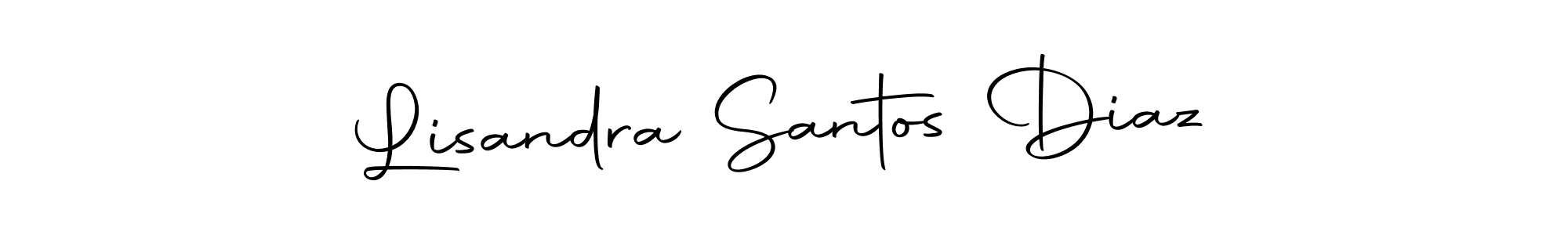 Autography-DOLnW is a professional signature style that is perfect for those who want to add a touch of class to their signature. It is also a great choice for those who want to make their signature more unique. Get Lisandra Santos Diaz name to fancy signature for free. Lisandra Santos Diaz signature style 10 images and pictures png