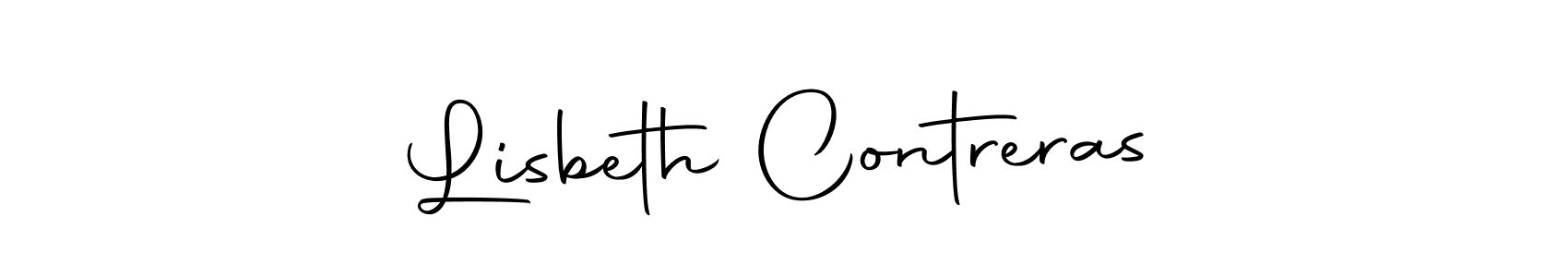 How to make Lisbeth Contreras signature? Autography-DOLnW is a professional autograph style. Create handwritten signature for Lisbeth Contreras name. Lisbeth Contreras signature style 10 images and pictures png