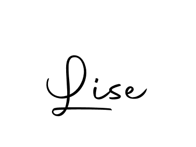 You should practise on your own different ways (Autography-DOLnW) to write your name (Lise) in signature. don't let someone else do it for you. Lise signature style 10 images and pictures png