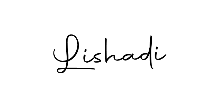 You should practise on your own different ways (Autography-DOLnW) to write your name (Lishadi) in signature. don't let someone else do it for you. Lishadi signature style 10 images and pictures png