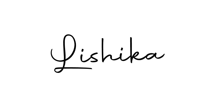Similarly Autography-DOLnW is the best handwritten signature design. Signature creator online .You can use it as an online autograph creator for name Lishika. Lishika signature style 10 images and pictures png