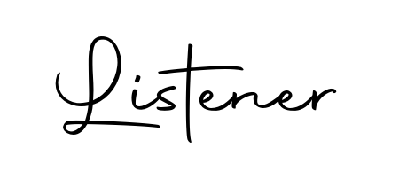 It looks like you need a new signature style for name Listener. Design unique handwritten (Autography-DOLnW) signature with our free signature maker in just a few clicks. Listener signature style 10 images and pictures png