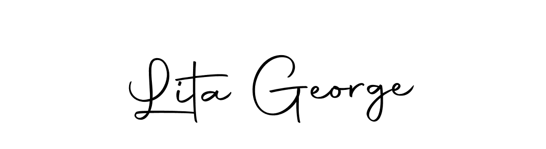 It looks lik you need a new signature style for name Lita George. Design unique handwritten (Autography-DOLnW) signature with our free signature maker in just a few clicks. Lita George signature style 10 images and pictures png