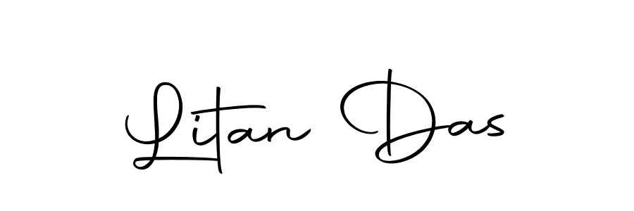 Litan Das stylish signature style. Best Handwritten Sign (Autography-DOLnW) for my name. Handwritten Signature Collection Ideas for my name Litan Das. Litan Das signature style 10 images and pictures png