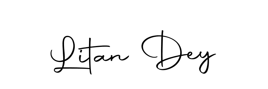 How to make Litan Dey signature? Autography-DOLnW is a professional autograph style. Create handwritten signature for Litan Dey name. Litan Dey signature style 10 images and pictures png