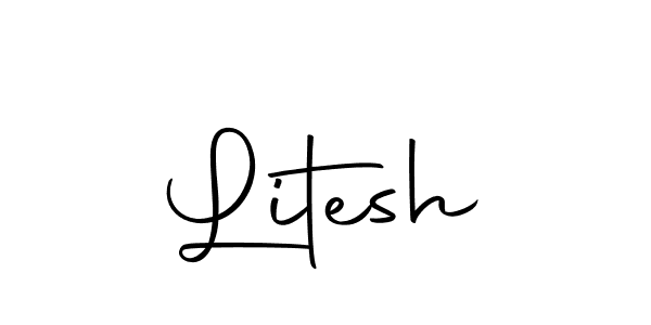 Use a signature maker to create a handwritten signature online. With this signature software, you can design (Autography-DOLnW) your own signature for name Litesh. Litesh signature style 10 images and pictures png