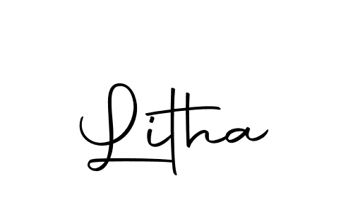 You can use this online signature creator to create a handwritten signature for the name Litha. This is the best online autograph maker. Litha signature style 10 images and pictures png