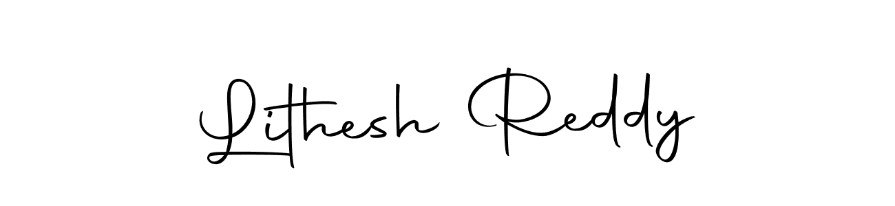 Make a short Lithesh Reddy signature style. Manage your documents anywhere anytime using Autography-DOLnW. Create and add eSignatures, submit forms, share and send files easily. Lithesh Reddy signature style 10 images and pictures png