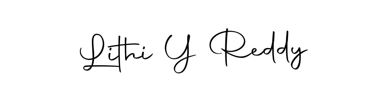 How to make Lithi Y Reddy signature? Autography-DOLnW is a professional autograph style. Create handwritten signature for Lithi Y Reddy name. Lithi Y Reddy signature style 10 images and pictures png