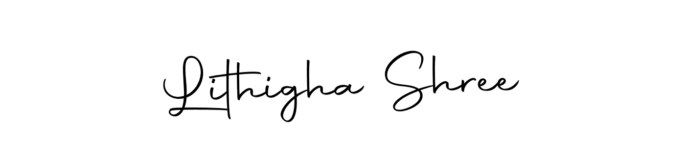 Use a signature maker to create a handwritten signature online. With this signature software, you can design (Autography-DOLnW) your own signature for name Lithigha Shree. Lithigha Shree signature style 10 images and pictures png