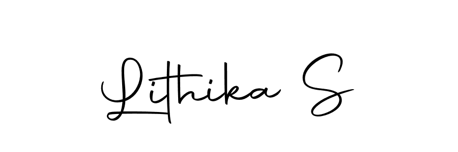 Here are the top 10 professional signature styles for the name Lithika S. These are the best autograph styles you can use for your name. Lithika S signature style 10 images and pictures png