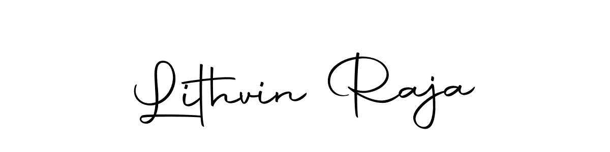 The best way (Autography-DOLnW) to make a short signature is to pick only two or three words in your name. The name Lithvin Raja include a total of six letters. For converting this name. Lithvin Raja signature style 10 images and pictures png