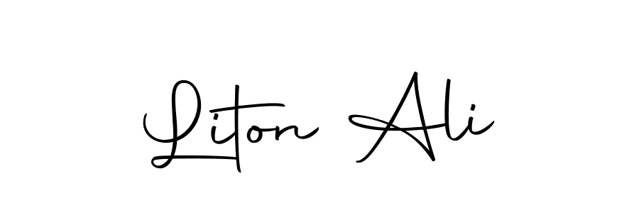 How to Draw Liton Ali signature style? Autography-DOLnW is a latest design signature styles for name Liton Ali. Liton Ali signature style 10 images and pictures png