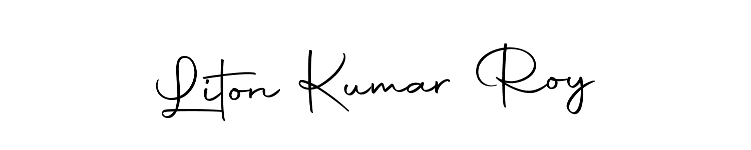 Use a signature maker to create a handwritten signature online. With this signature software, you can design (Autography-DOLnW) your own signature for name Liton Kumar Roy. Liton Kumar Roy signature style 10 images and pictures png