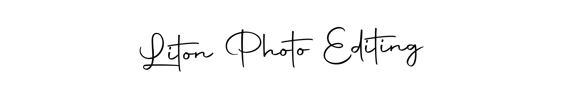 You can use this online signature creator to create a handwritten signature for the name Liton Photo Editing. This is the best online autograph maker. Liton Photo Editing signature style 10 images and pictures png