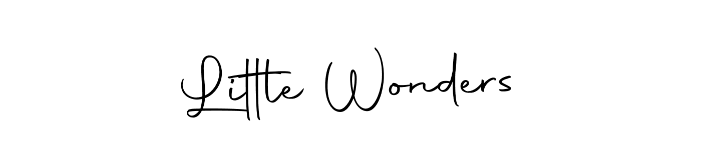 Make a beautiful signature design for name Little Wonders. With this signature (Autography-DOLnW) style, you can create a handwritten signature for free. Little Wonders signature style 10 images and pictures png