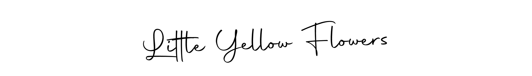 Little Yellow Flowers stylish signature style. Best Handwritten Sign (Autography-DOLnW) for my name. Handwritten Signature Collection Ideas for my name Little Yellow Flowers. Little Yellow Flowers signature style 10 images and pictures png