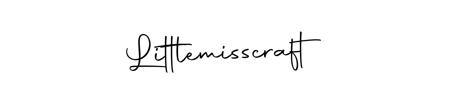 Make a beautiful signature design for name Littlemisscraft. With this signature (Autography-DOLnW) style, you can create a handwritten signature for free. Littlemisscraft signature style 10 images and pictures png