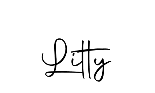 Also we have Litty name is the best signature style. Create professional handwritten signature collection using Autography-DOLnW autograph style. Litty signature style 10 images and pictures png