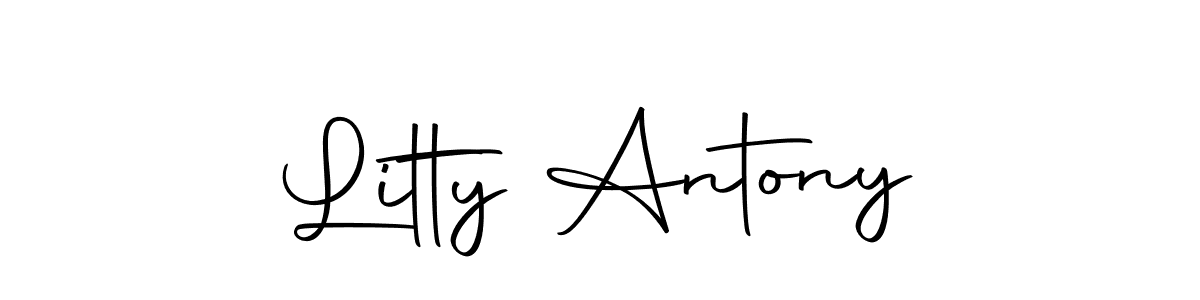 Here are the top 10 professional signature styles for the name Litty Antony. These are the best autograph styles you can use for your name. Litty Antony signature style 10 images and pictures png