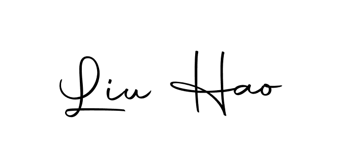 You should practise on your own different ways (Autography-DOLnW) to write your name (Liu Hao) in signature. don't let someone else do it for you. Liu Hao signature style 10 images and pictures png