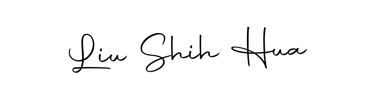 How to make Liu Shih Hua name signature. Use Autography-DOLnW style for creating short signs online. This is the latest handwritten sign. Liu Shih Hua signature style 10 images and pictures png
