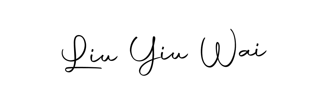 Create a beautiful signature design for name Liu Yiu Wai. With this signature (Autography-DOLnW) fonts, you can make a handwritten signature for free. Liu Yiu Wai signature style 10 images and pictures png