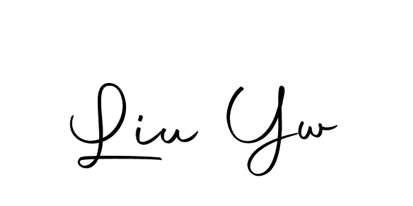 It looks lik you need a new signature style for name Liu Yw. Design unique handwritten (Autography-DOLnW) signature with our free signature maker in just a few clicks. Liu Yw signature style 10 images and pictures png