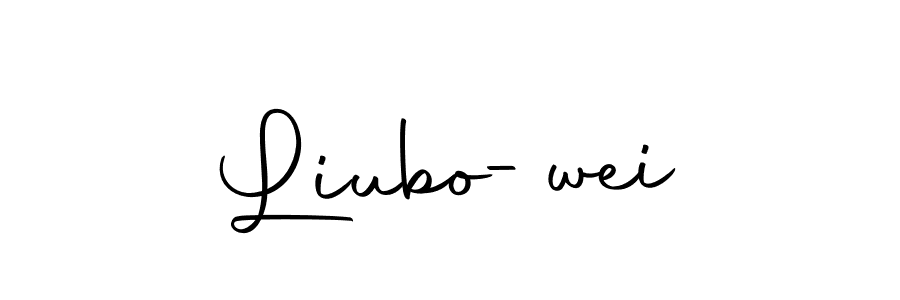 Design your own signature with our free online signature maker. With this signature software, you can create a handwritten (Autography-DOLnW) signature for name Liubo-wei. Liubo-wei signature style 10 images and pictures png