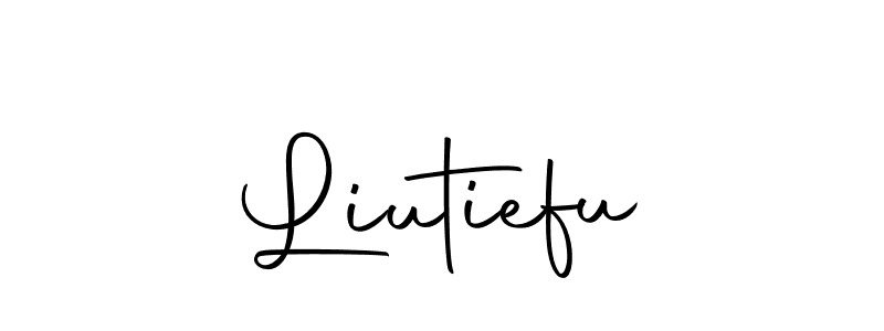 Liutiefu stylish signature style. Best Handwritten Sign (Autography-DOLnW) for my name. Handwritten Signature Collection Ideas for my name Liutiefu. Liutiefu signature style 10 images and pictures png